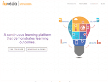Tablet Screenshot of nuvedalearning.com
